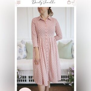 Dainty Jewels Dreaming of Daisies dress button down